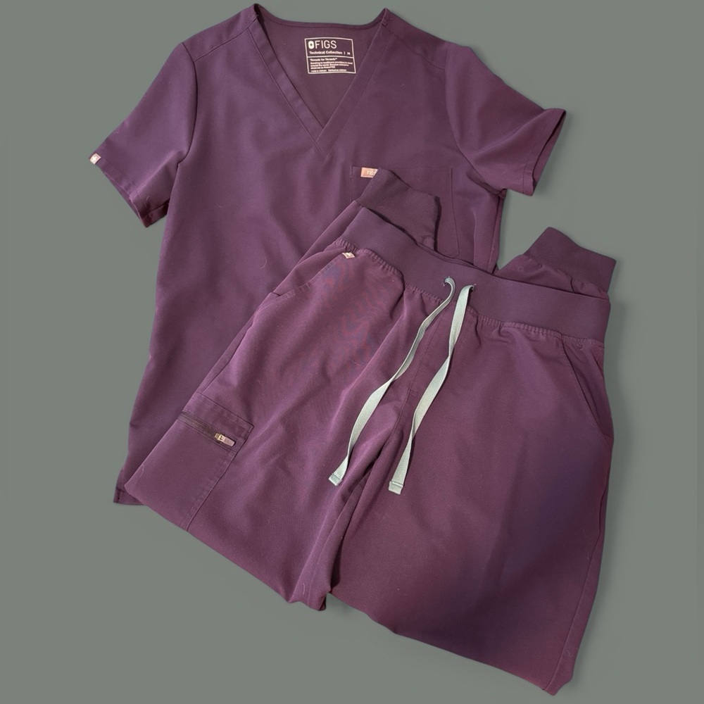 FIGS | Purple Jam Set: Catarina Top/Zamora Bottom